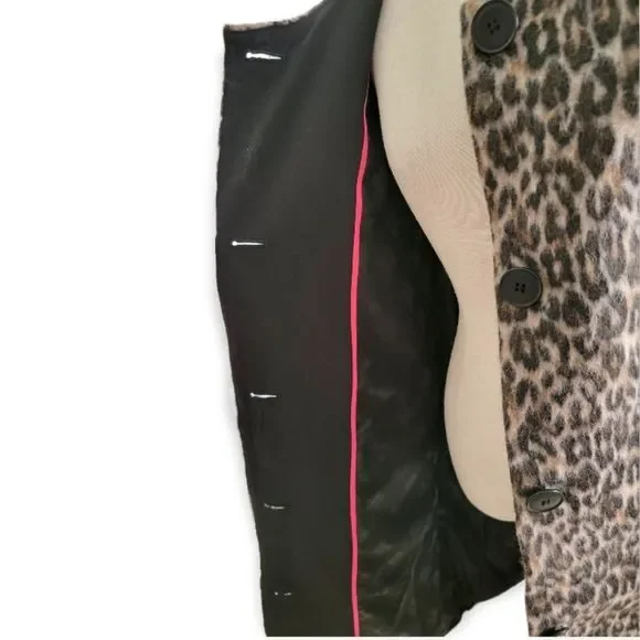 *NWT* KATE SPADE Stunning Brushed Brown Leopard Sugarcoat Cocoon Style Topper - Picture 12 of 16